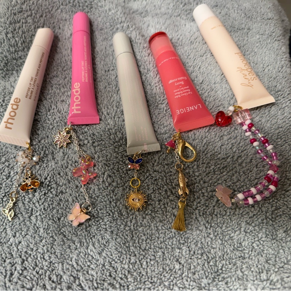 Personalized handmade Lipgloss charms